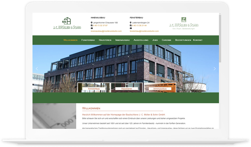 Bautischlerei J. C. Möller & Sohn GmbH.